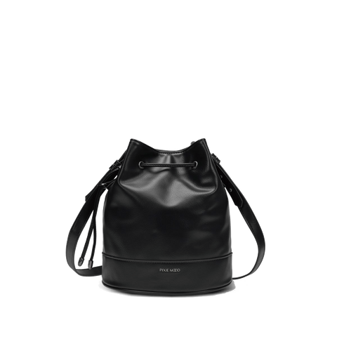 Amber Bucket Bag in Black