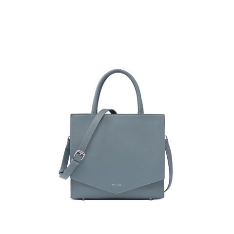 Caitlin Tote Small in Mineral Blue