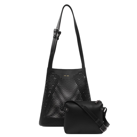 Diamond Shoulder Bag in Black