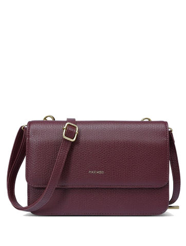 Jane 2-in-1 Crossbody in Wine/Nubuck