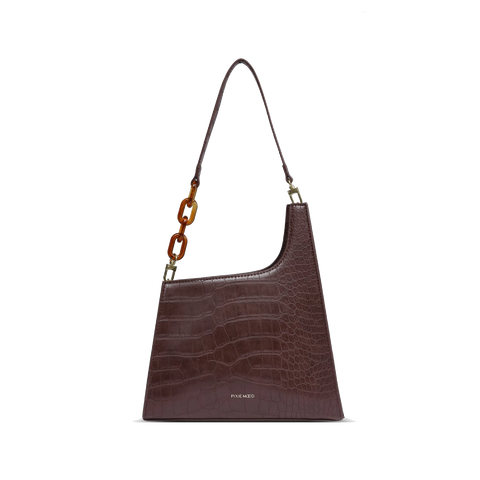 Mya Shoulder Bag in Brown Kroc