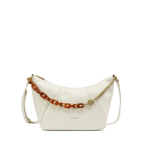 Zuri Shoulder Bag in Coconut Cream