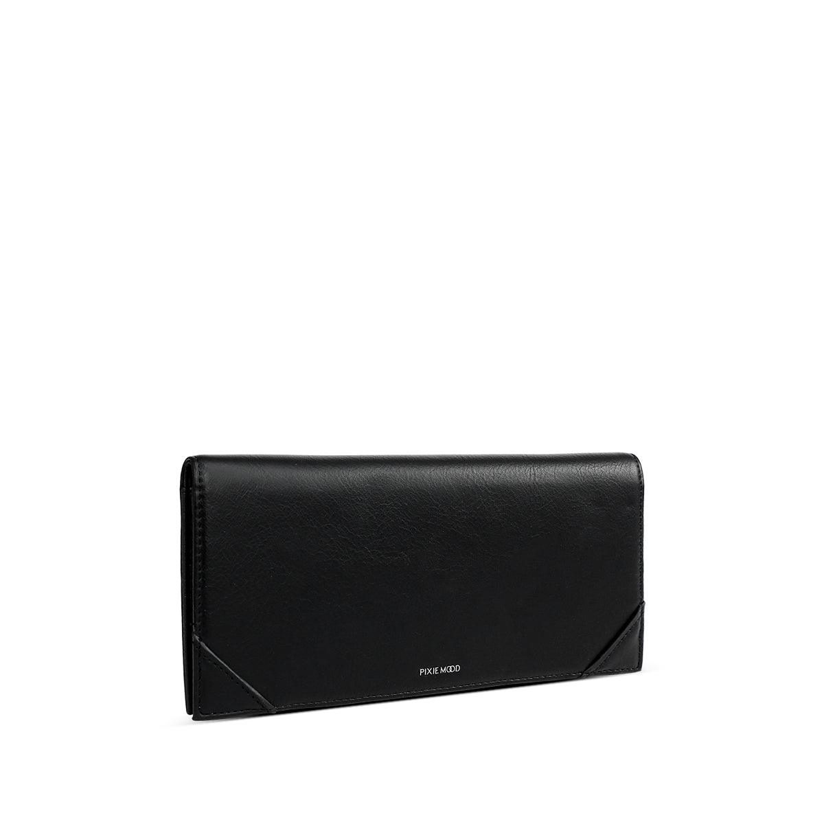 Logan RFID Blocking Recycled Vegan Leather Long Wallet - Pixie Mood