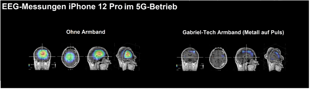 EEG-Messungen IPhone 12 Pro im 5G Bereich