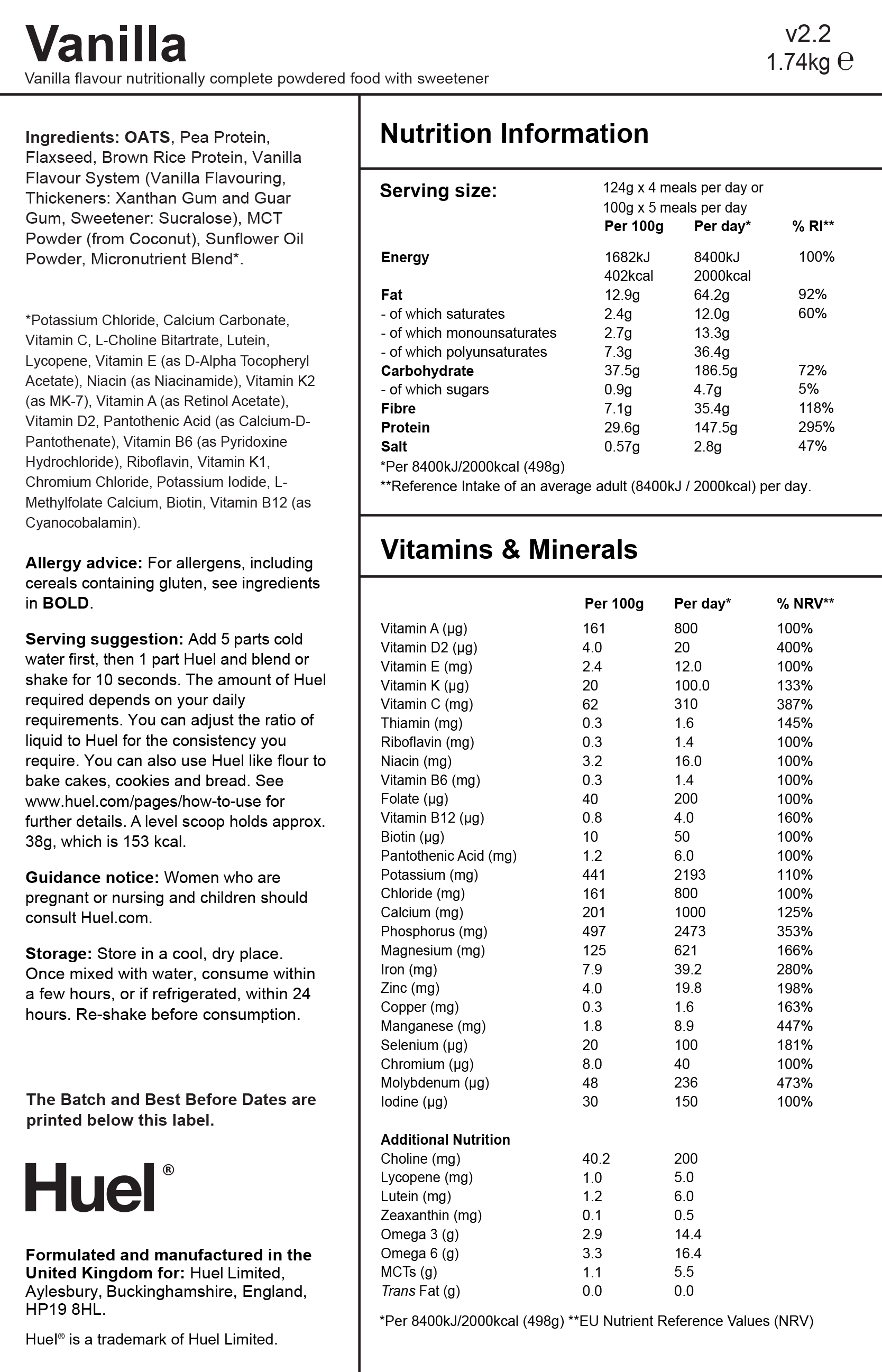 Huel Powder v3.0