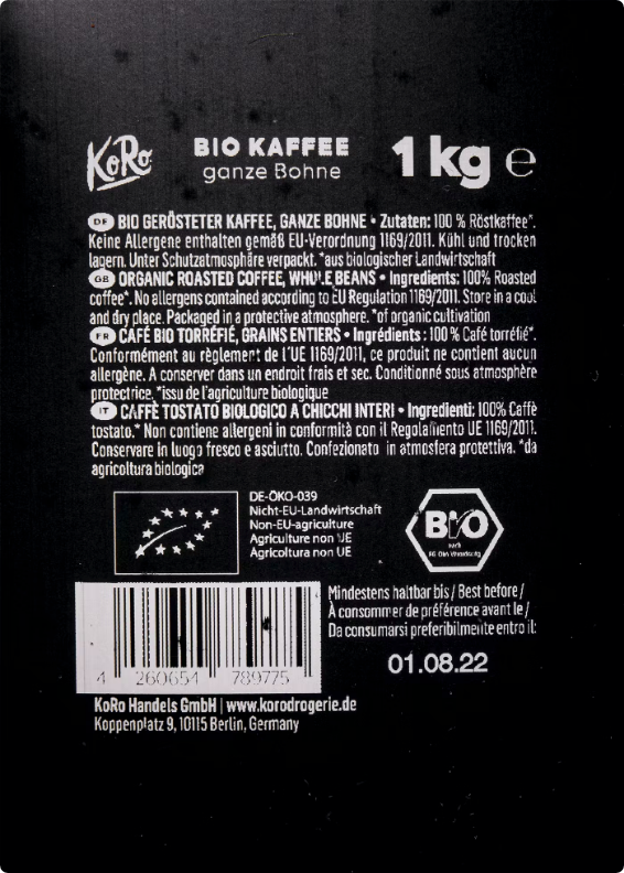 KoRo - Økologisk - 1 kg