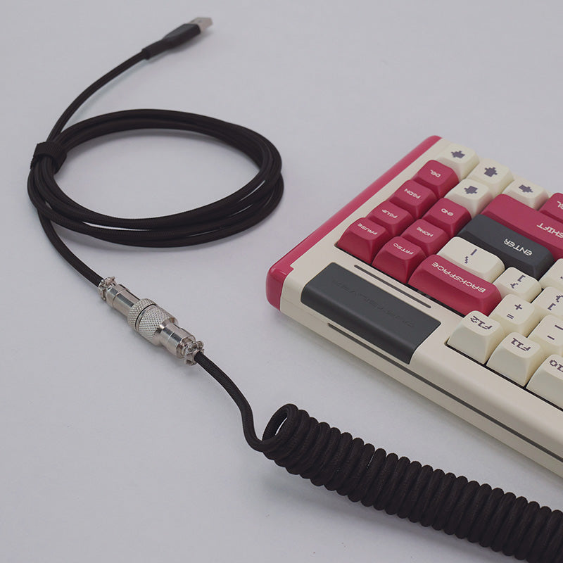 Coiled Keyboard Cable for Gaming Custom Keyboard