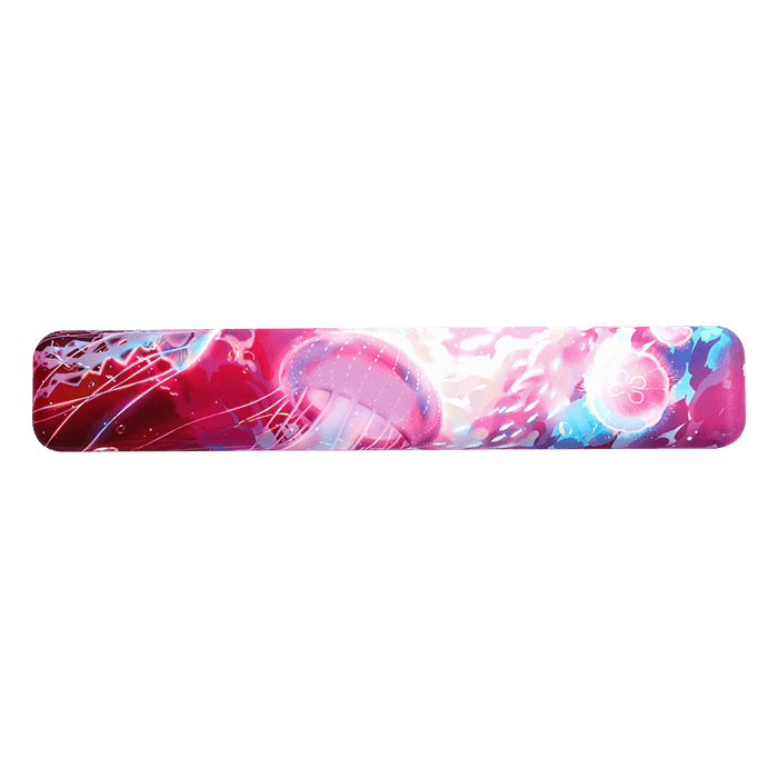 dustsilver™ Keyboard Wrist Rest Pink Cloud Sea Jellyfish Pattern