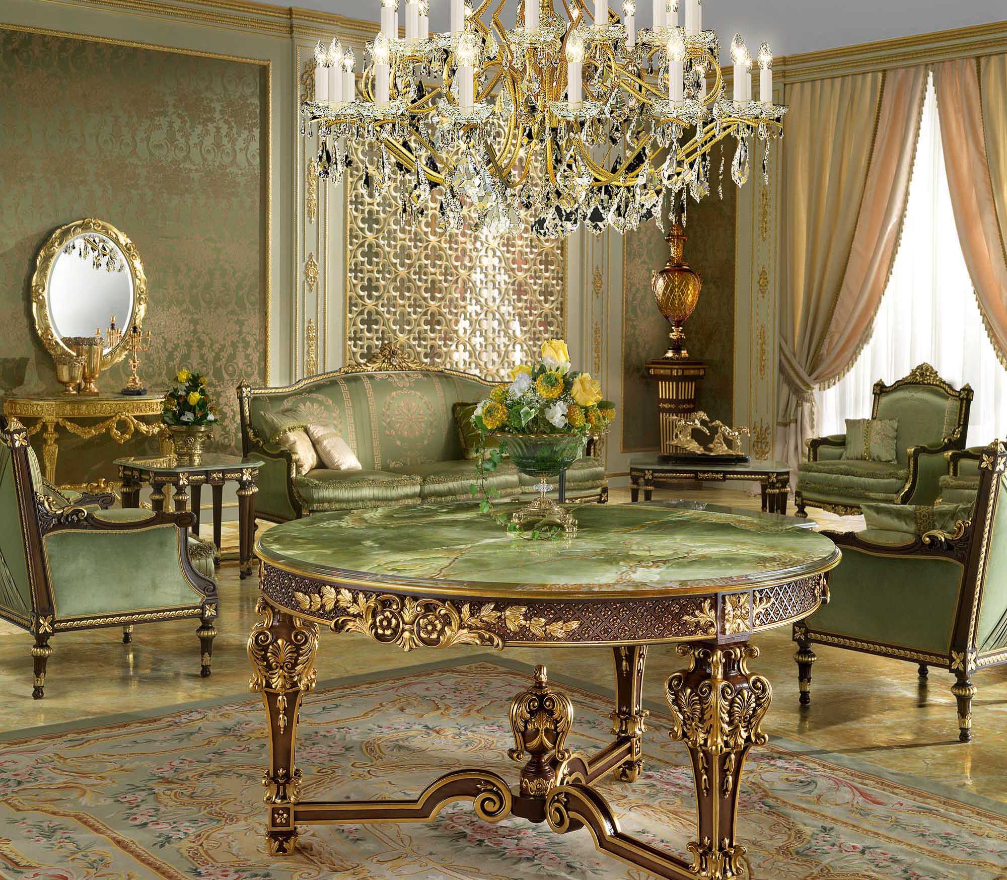 Louis XV Marble Dining Table: A Blend of Tradition and Luxury