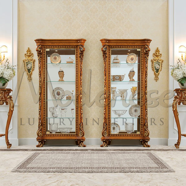 Lighting Vitrine - Furniture Imperial - & Modenese Vitrine Luxury