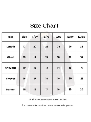 Girls Size Chart