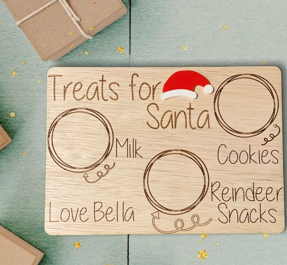 Cookies for Santa Tray Tutorial with a Cricut - Hey, Let's Make Stuff