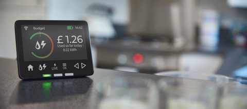 A smart metre measuring electricity costs