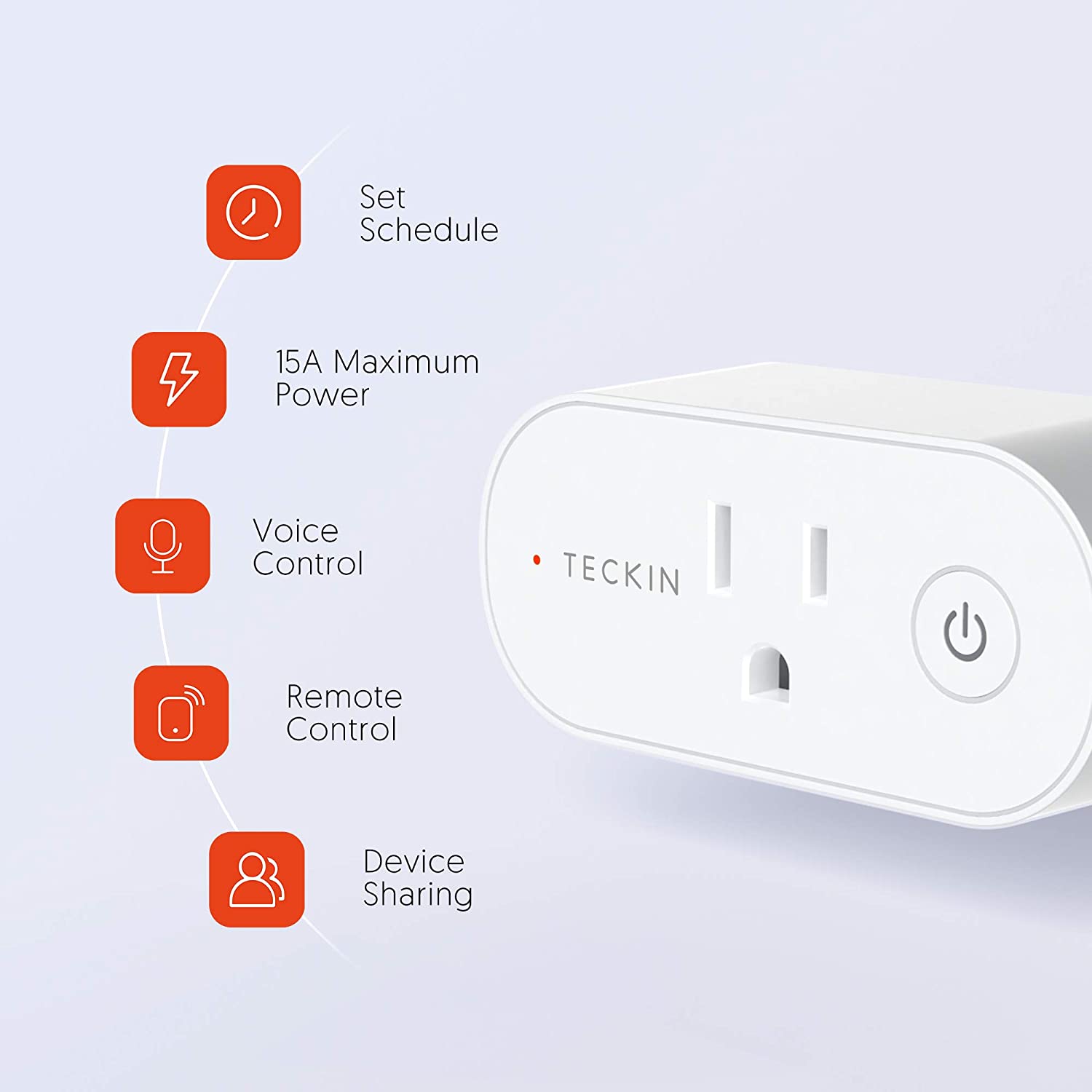 Teckin SS36 Outdoor WiFi Smart Plug with 2 Sockets