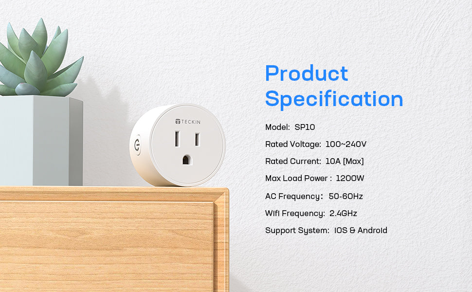 GSP01 10A Wifi Smart Plug