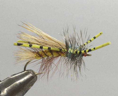  Stimulator Dry Fly Fishing Flies - 1 Dozen - Sizes 10