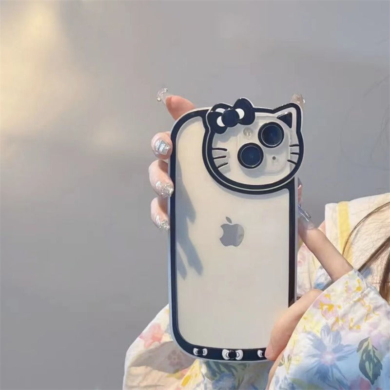 Hello Kitty Transparent Stylish Case For iPhone - Phoney Casey product image