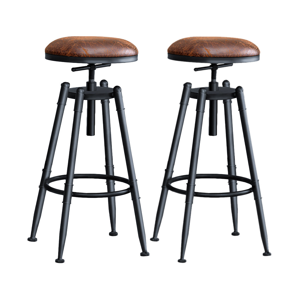 levede industrial bar stools