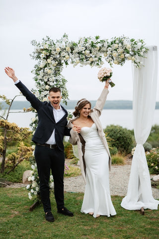 Vancouver-beach-wedding-white-flower-arch