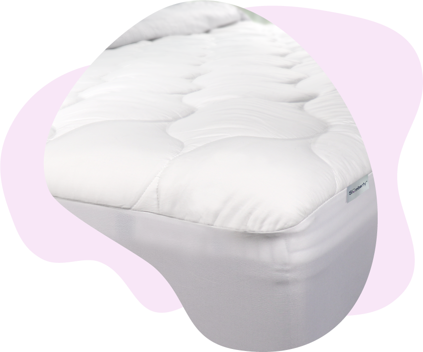 Queen Size Waterproof Premium Mattress Pad by Slumberfy – Quilted Fitted 400 TC Cotton Mattress Protector - All Natural & Breathable Fabric, Cooling