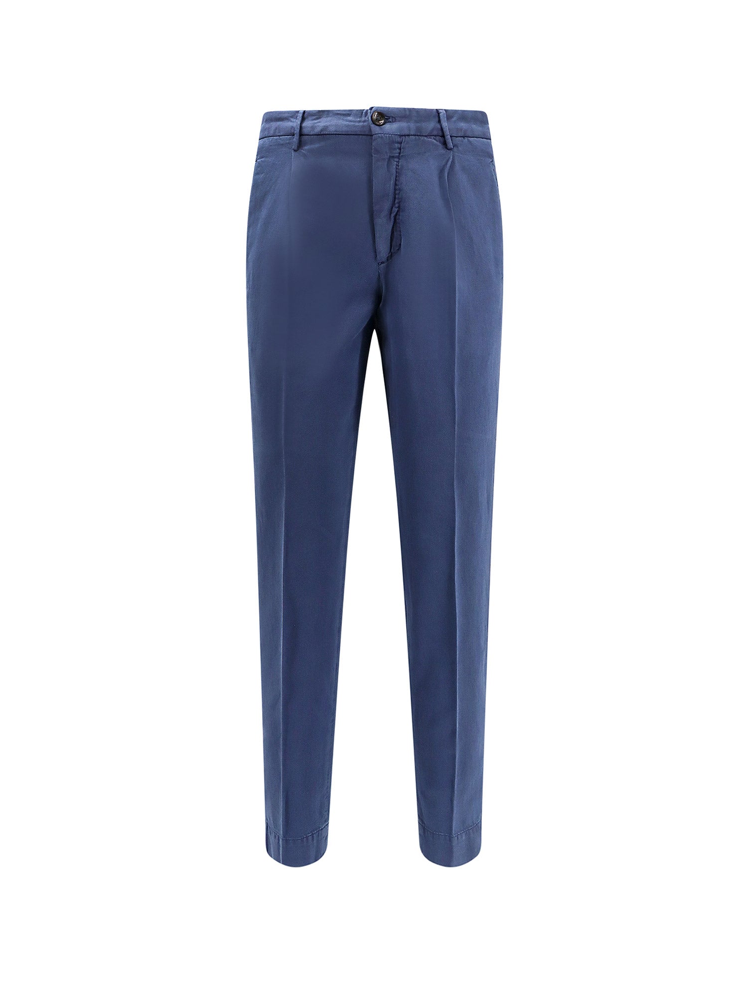 Shop Incotex Cotton And Linen Trouser