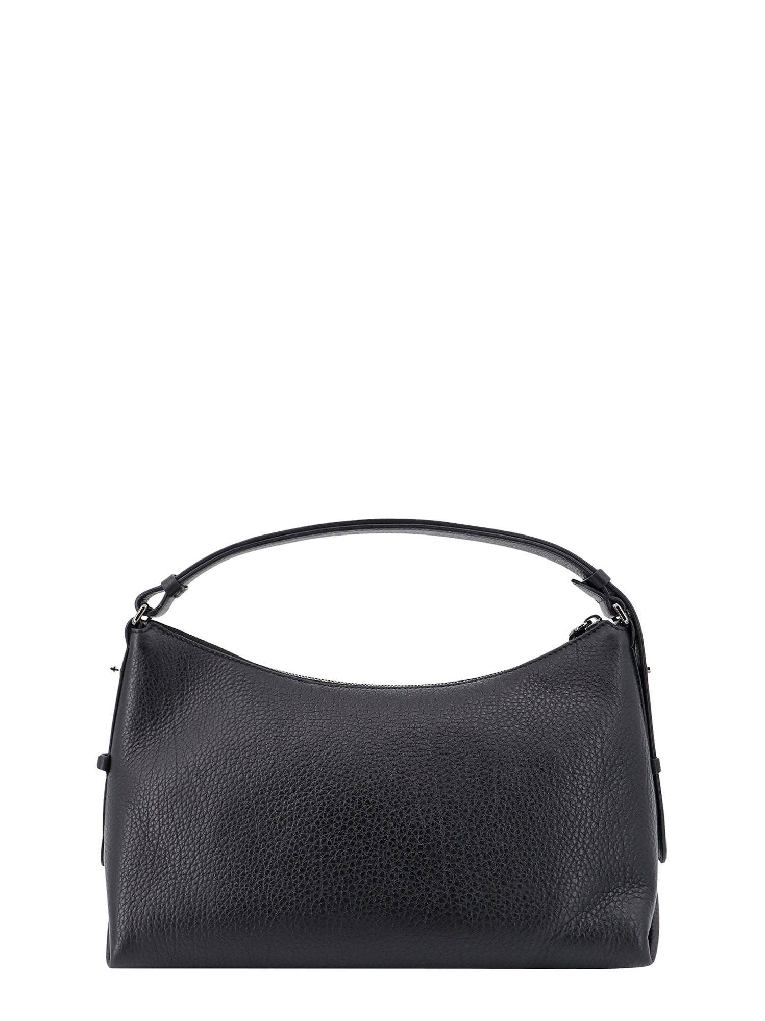 Shop Brunello Cucinelli Leather Shoulder Bag With Logo Print