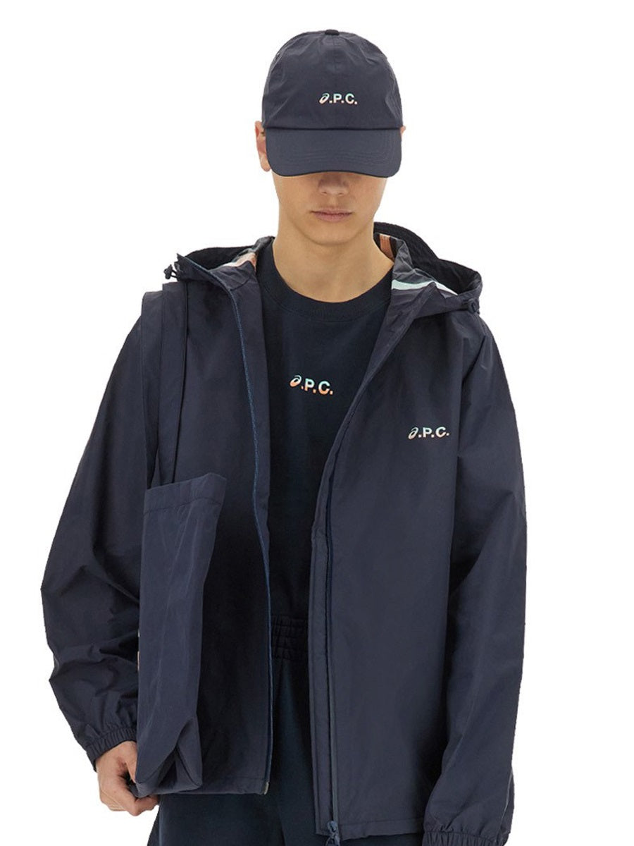 Asics X A.p.c. Blouson "meadow" In Blue