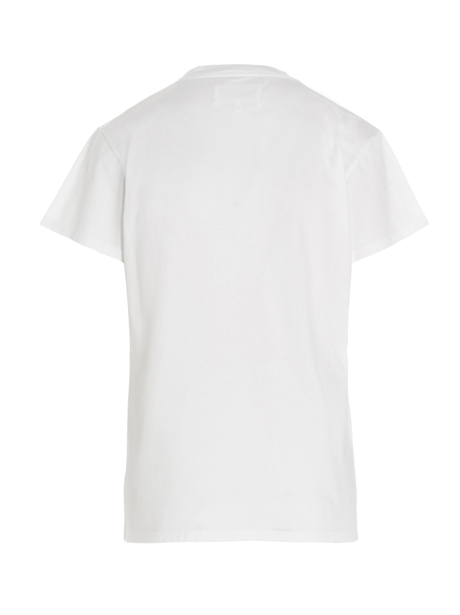 Shop Maison Margiela Logo Printed T-shirt White/black