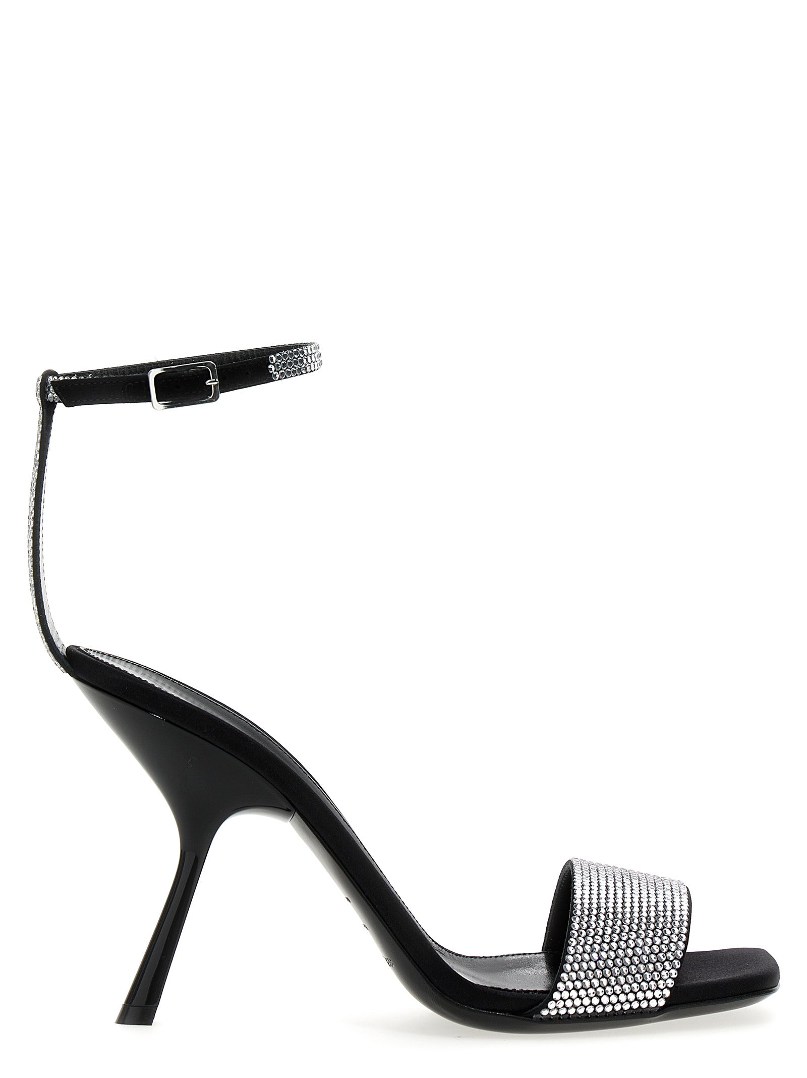 Shop Sergio Rossi Evangelie Sandals Black