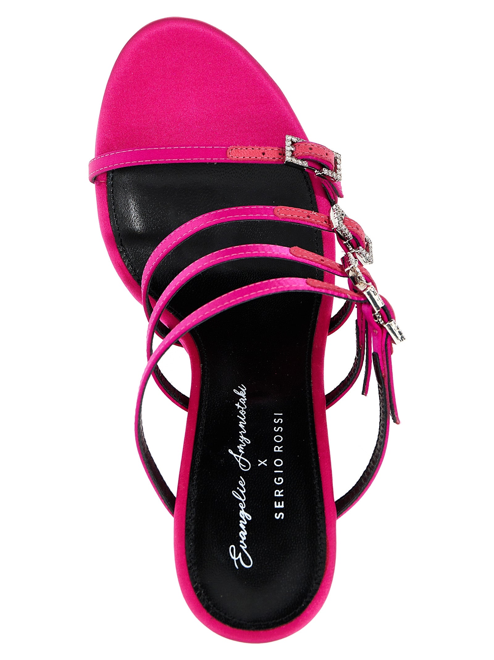 Shop Sergio Rossi Evangelie Sandals Fuchsia