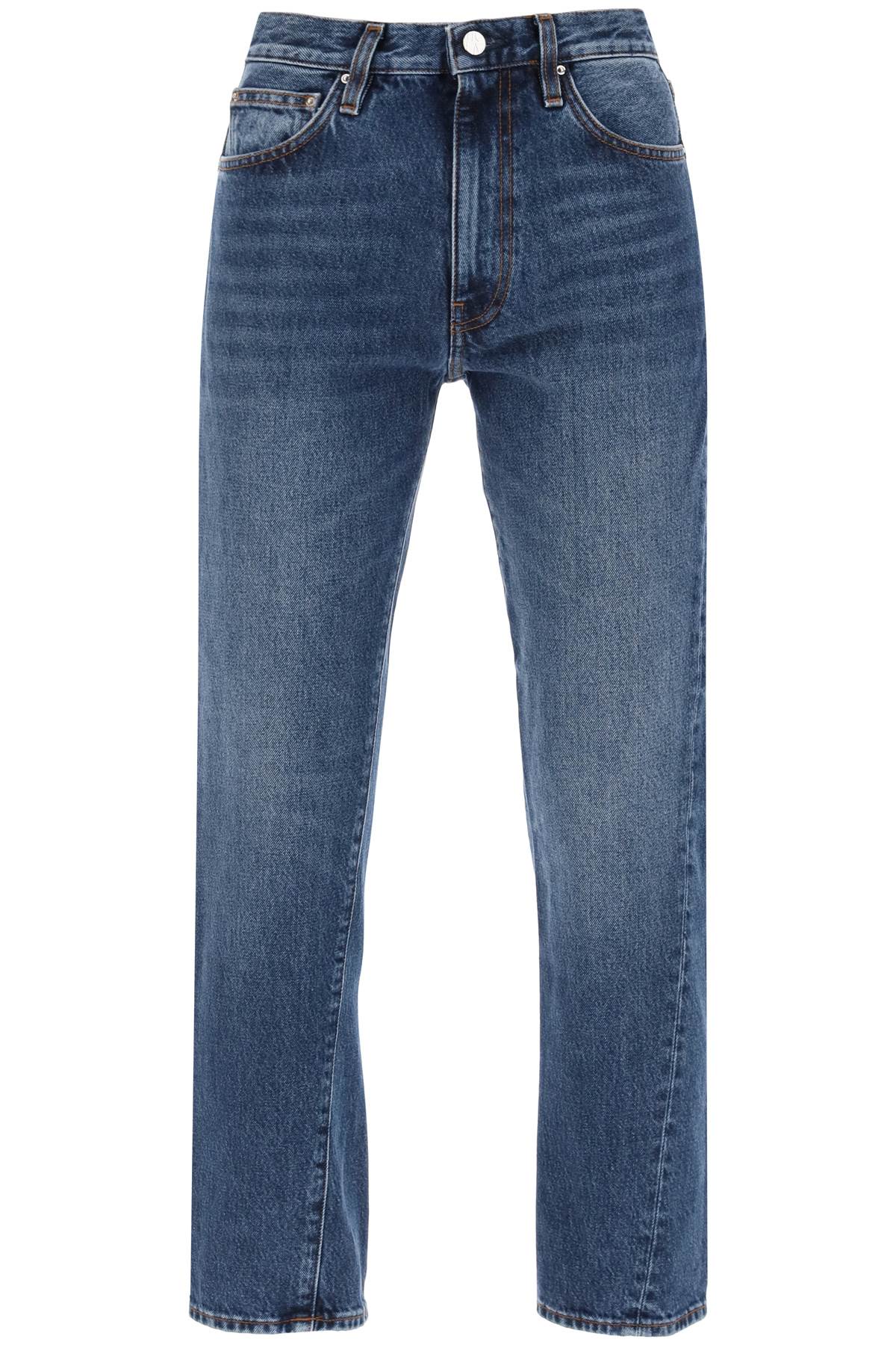 Shop Totême Twisted Seam Slim Jeans