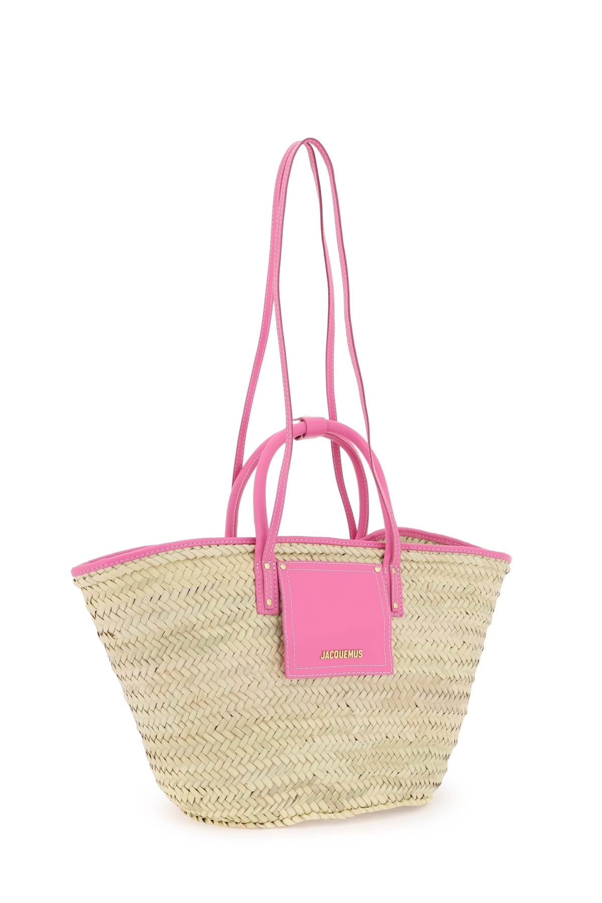 Shop Jacquemus Le Panier Soli Basket Bag