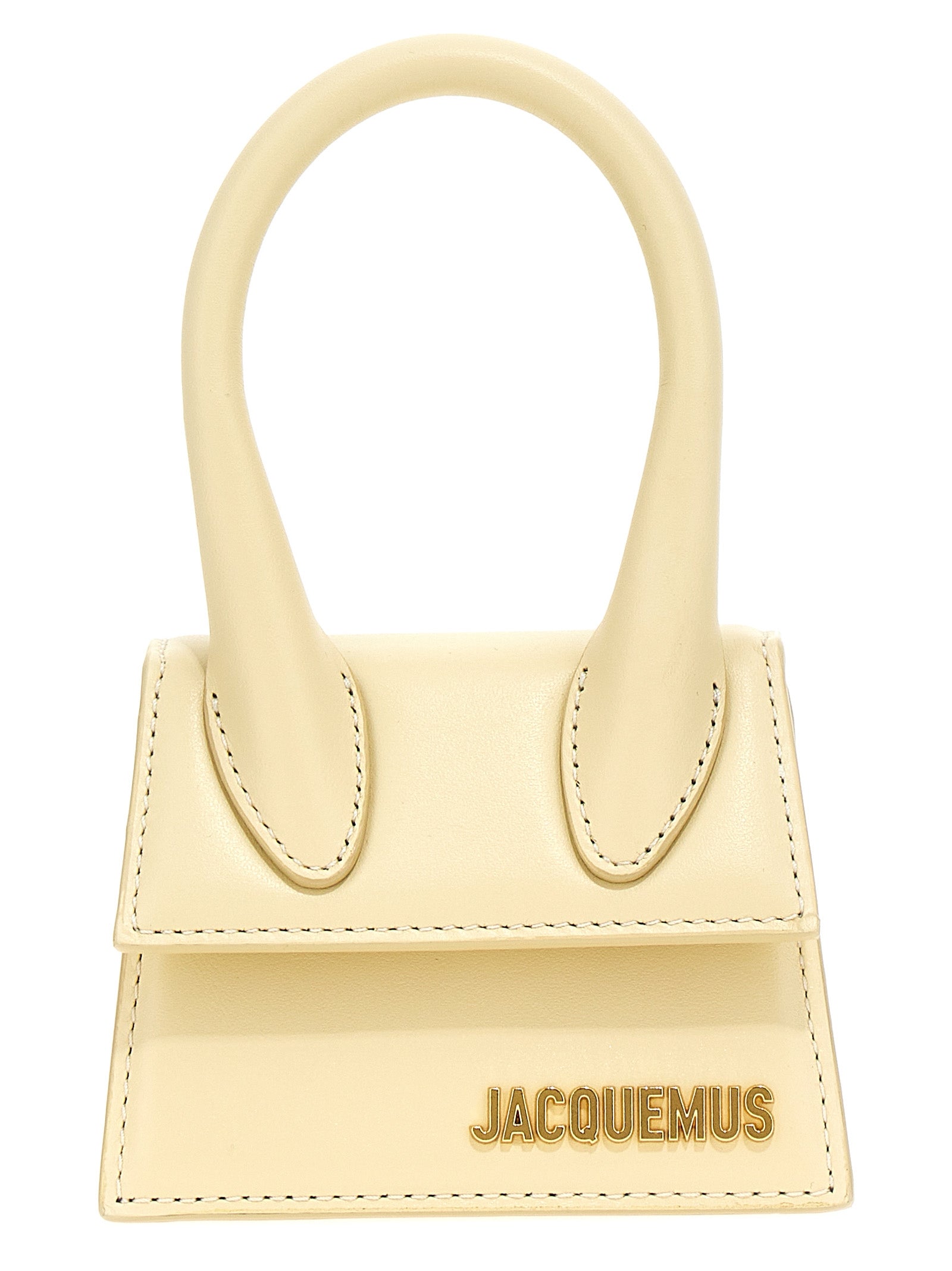 Shop Jacquemus Le Chiquito Hand Bags White