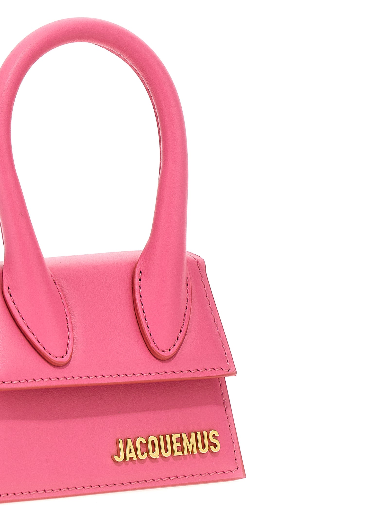 Shop Jacquemus Le Chiquito Hand Bags Pink