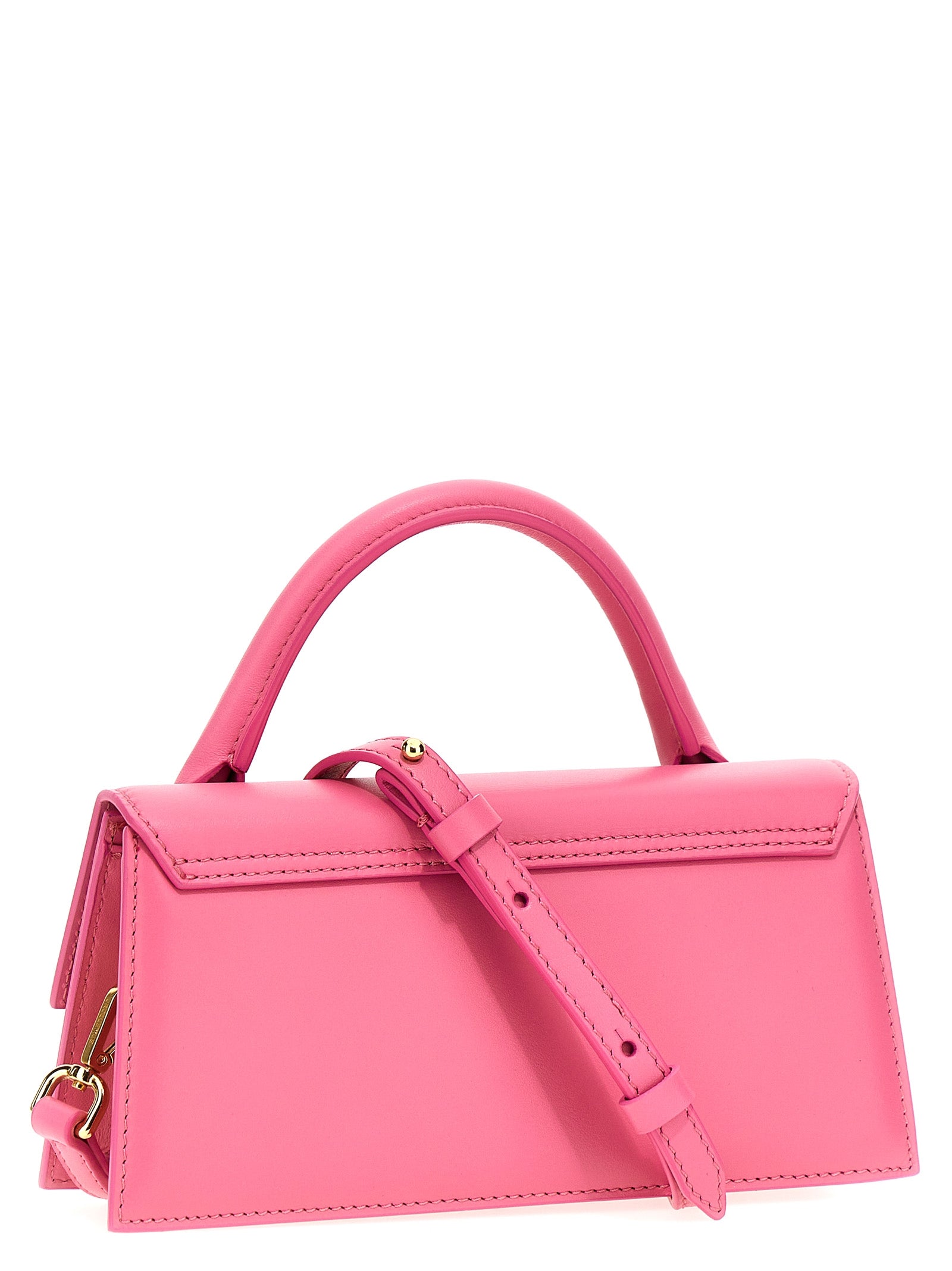 Shop Jacquemus Le Chiquito Long Hand Bags Pink