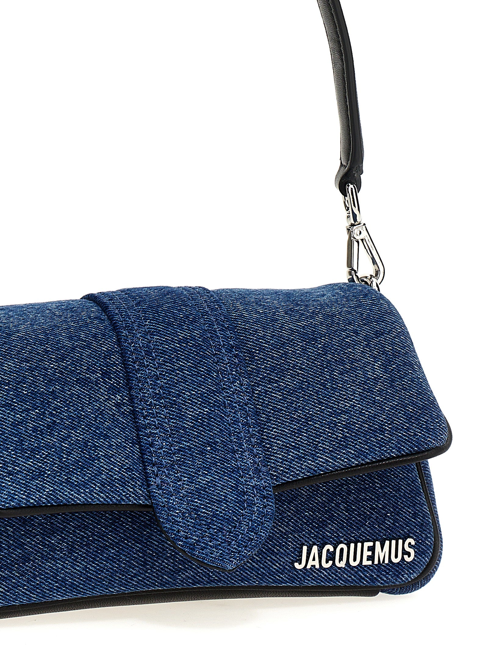 Shop Jacquemus Le Petit Bambimou Shoulder Bags Blue
