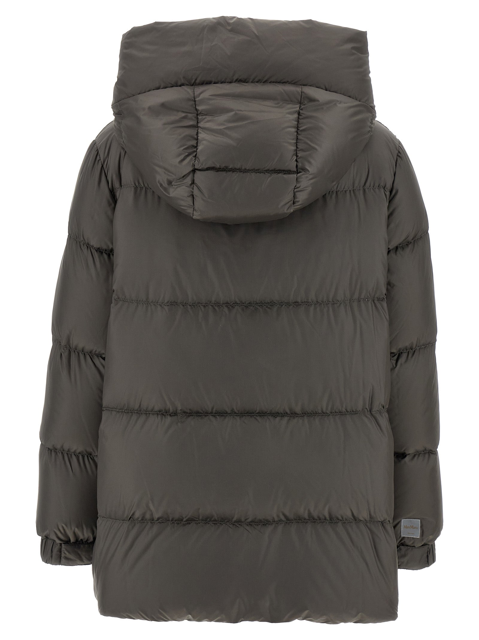 Max Mara The Cube Seia Down Jacket In Gray