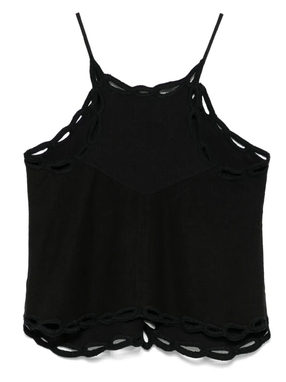 Isabel Marant Étoile Isabel Marant Etoile Embroidered Black Tomeki Tank Top