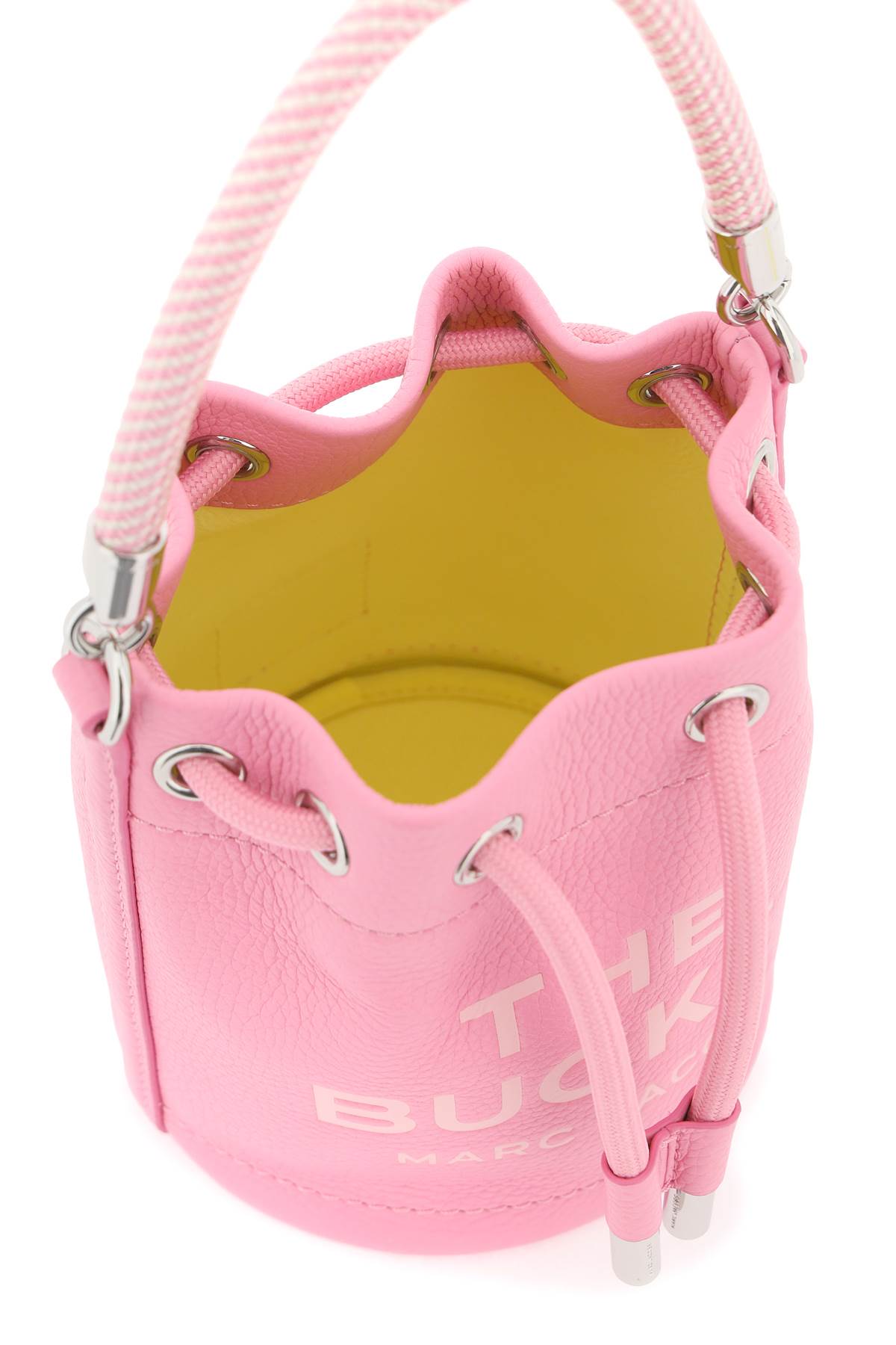 Shop Marc Jacobs The Leather Mini Bucket Bag