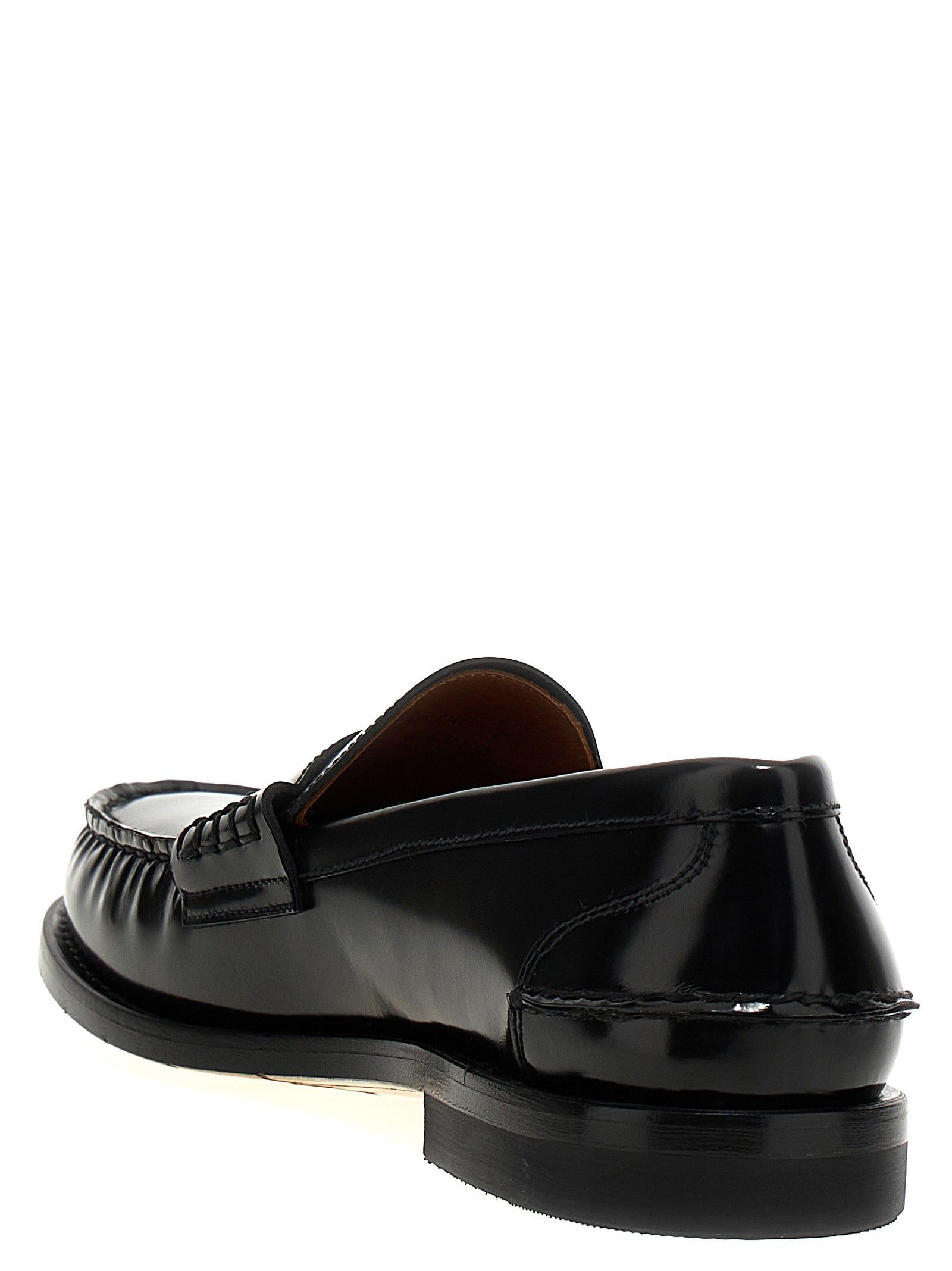 Shop Premiata Tecno Loafers Black