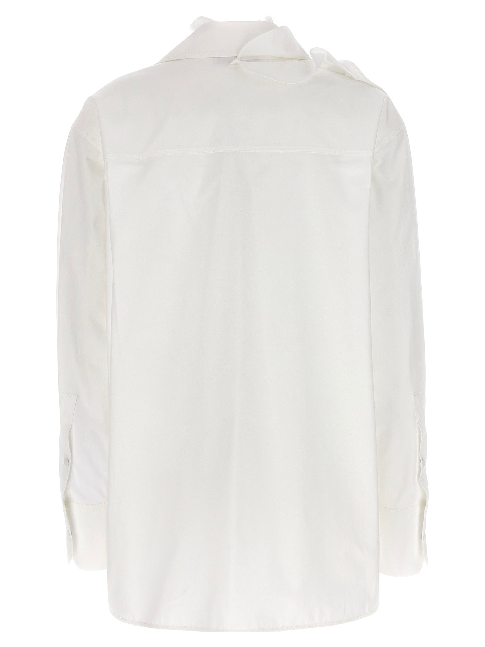 Shop Valentino Pink Application Shirt Shirt, Blouse White