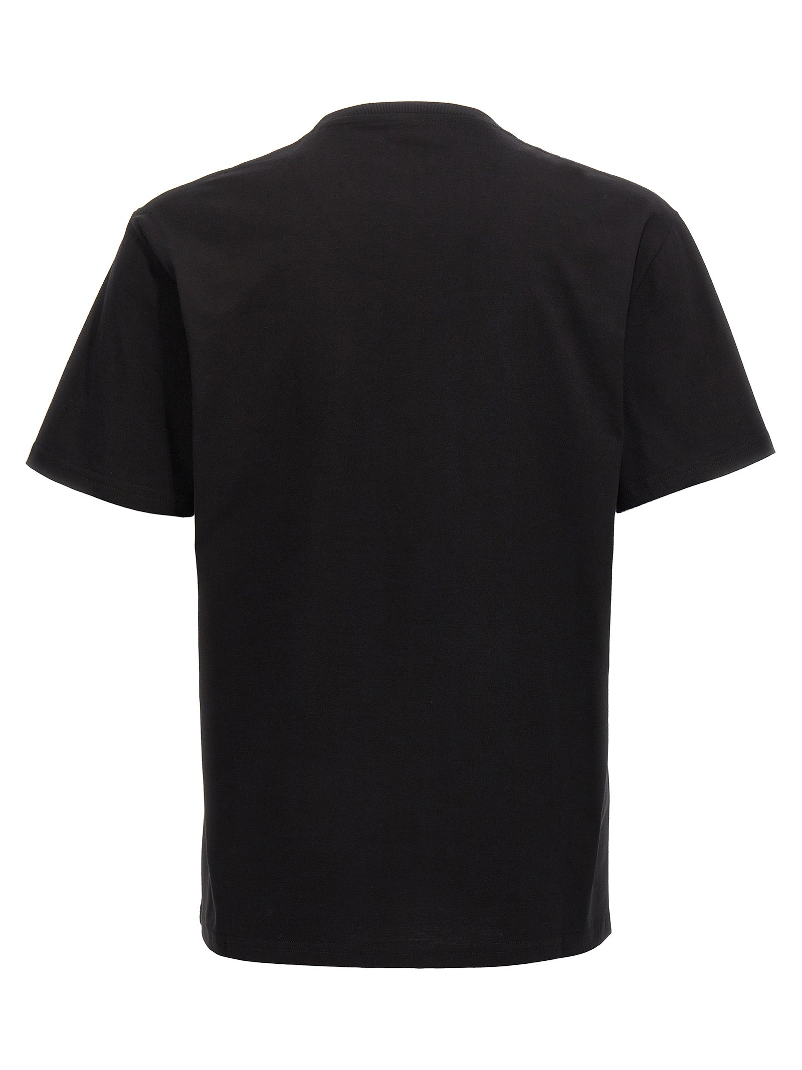 Shop Alexander Mcqueen Logo Print T-shirt Black