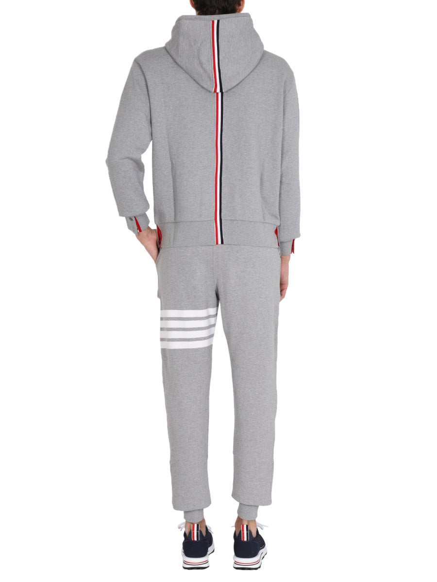 Thom Browne Men's Hoodie In Gray