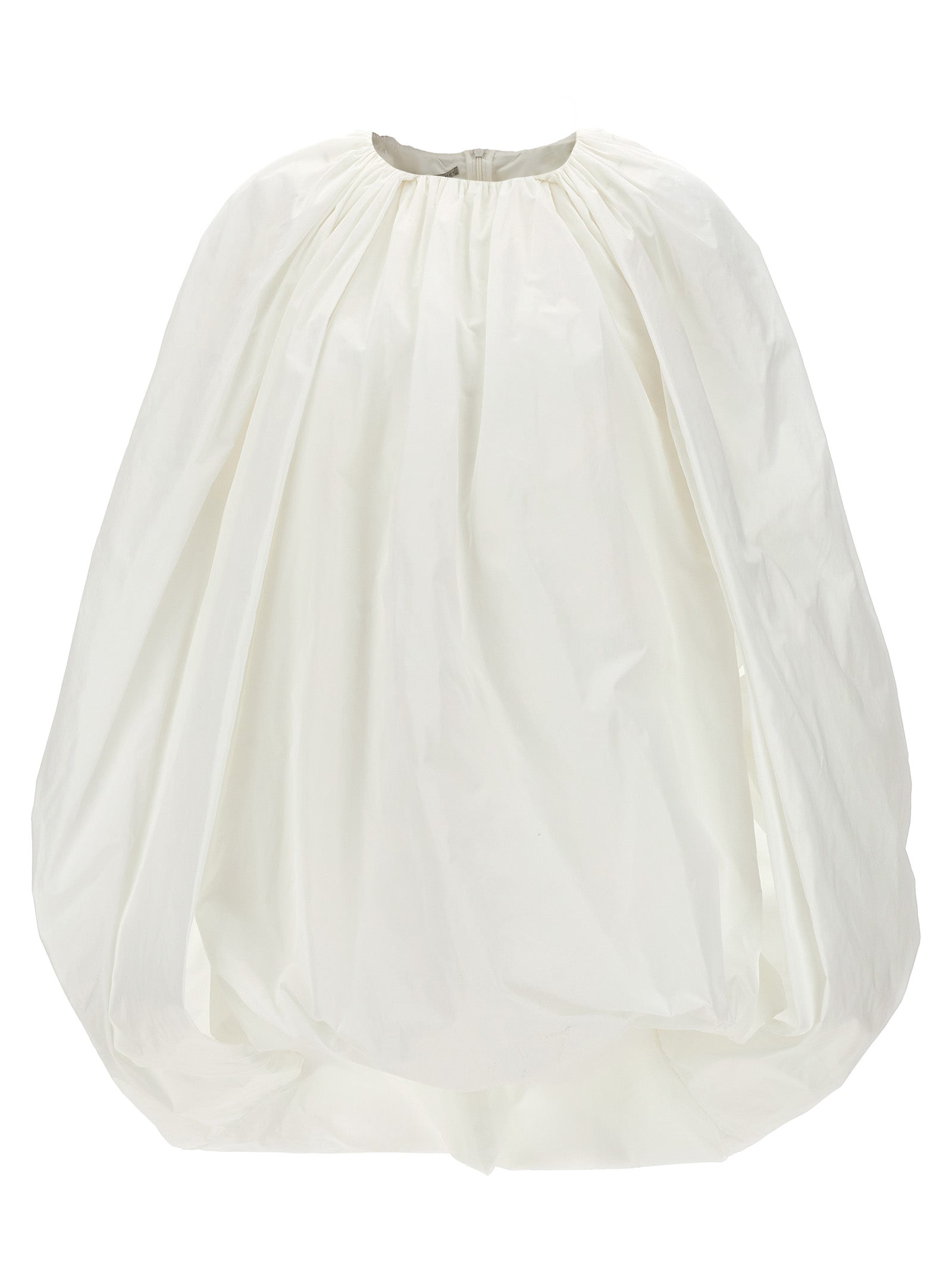 Shop Stella Mccartney Short Cape Dress Dresses White