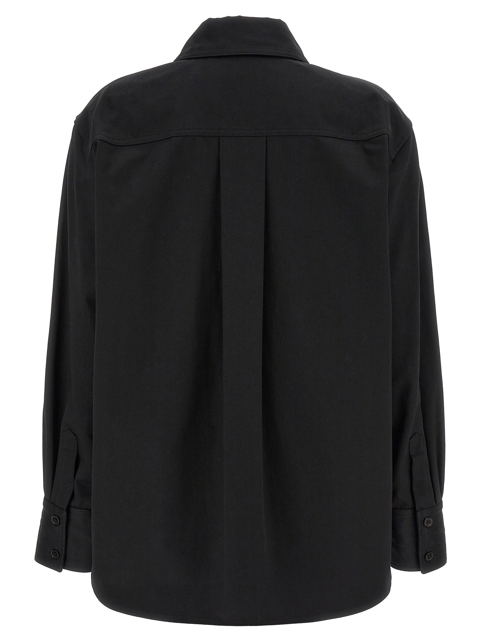 Shop Saint Laurent Saharienne Shirt, Blouse Black