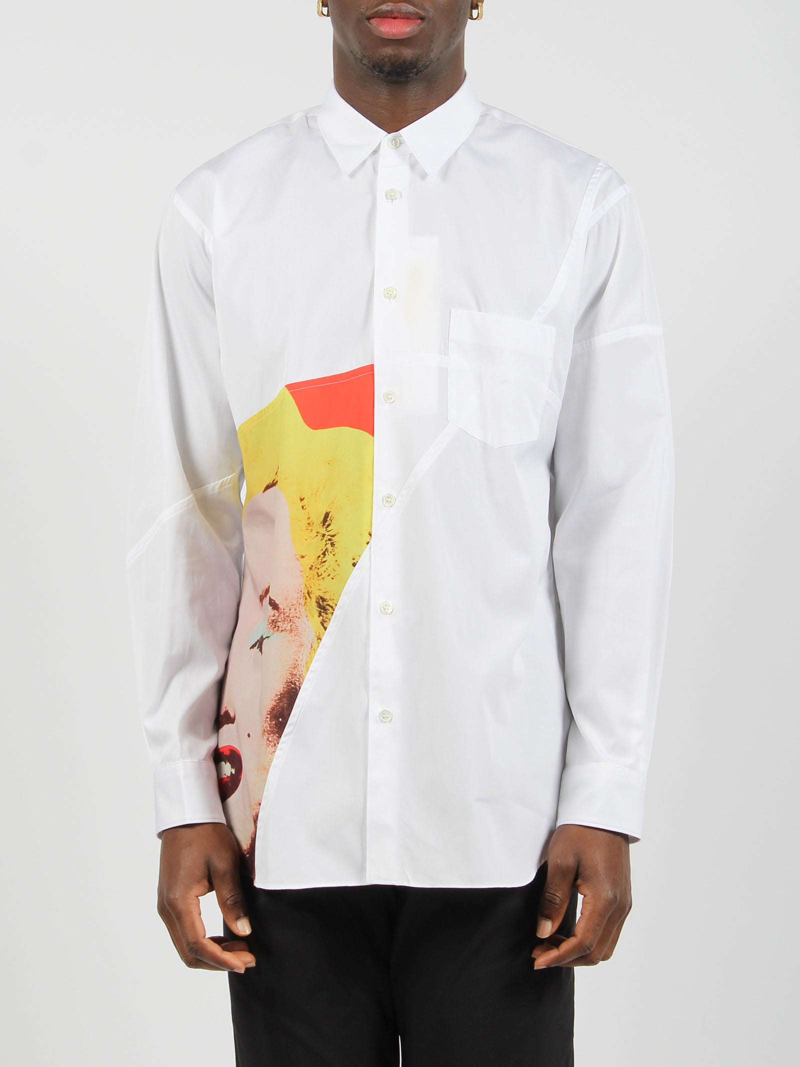 Shop Comme Des Garçon Shirt Andy Warhol Shirt