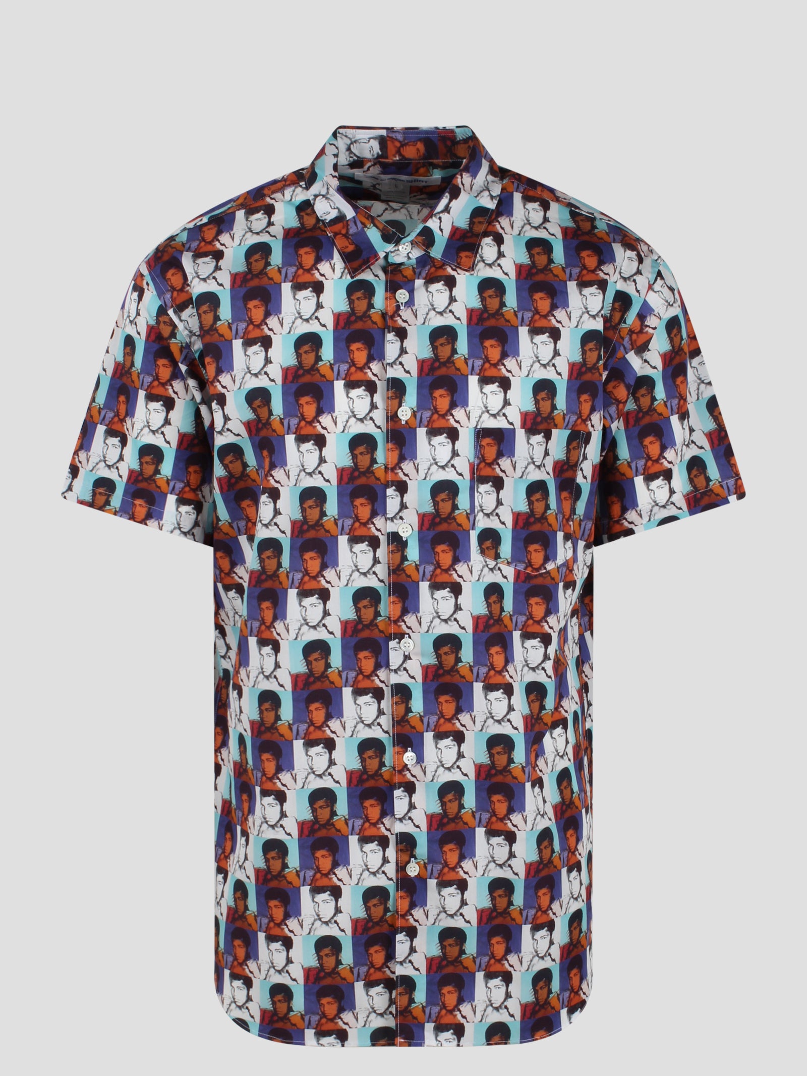 Shop Comme Des Garçon Shirt Muhammad Ali Printed Shirt