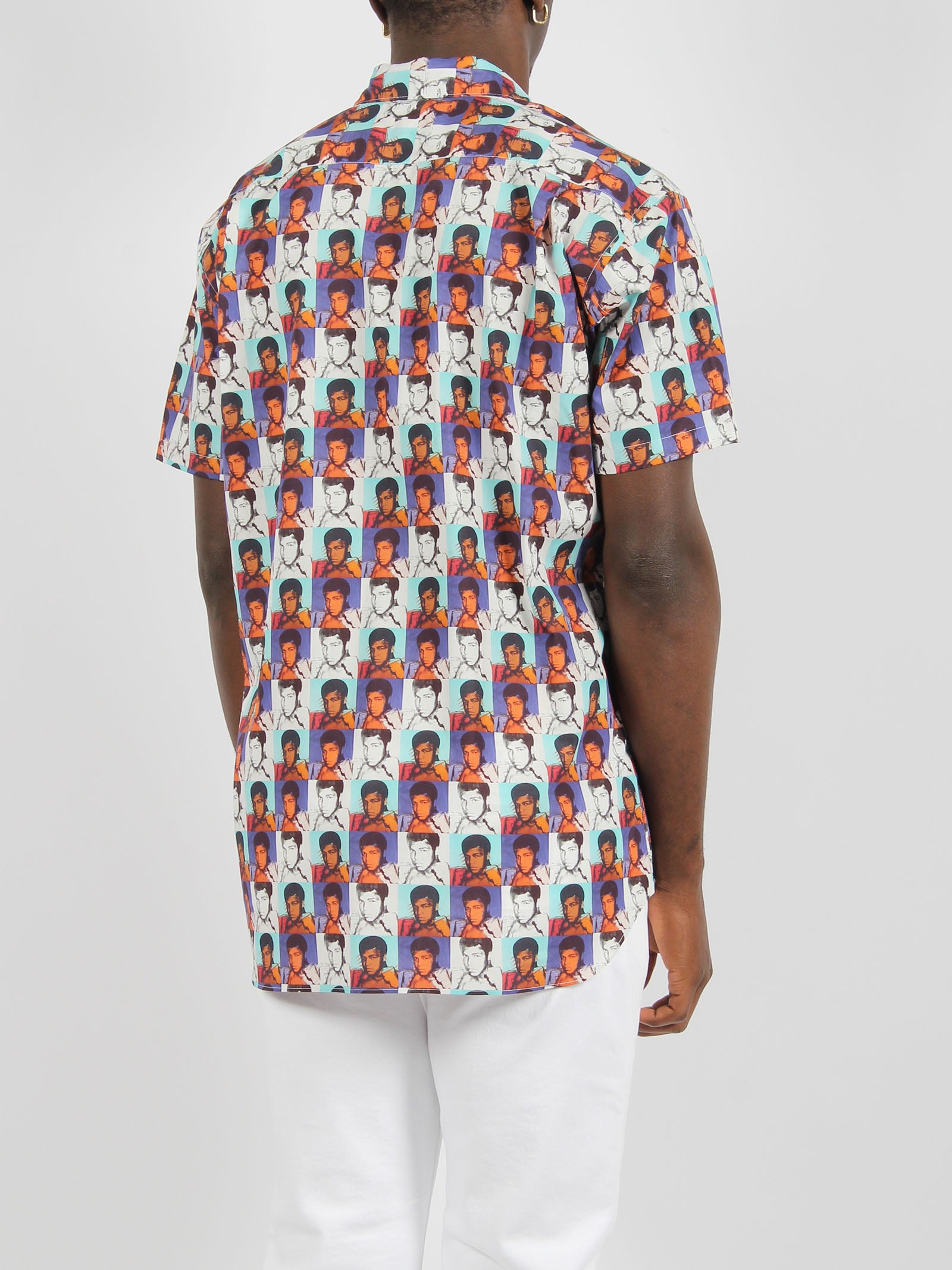 Shop Comme Des Garçon Shirt Muhammad Ali Printed Shirt