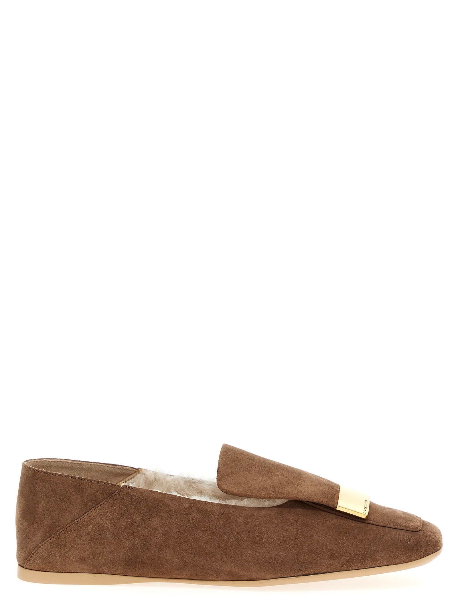 Shop Sergio Rossi Sr1 Loafers Brown