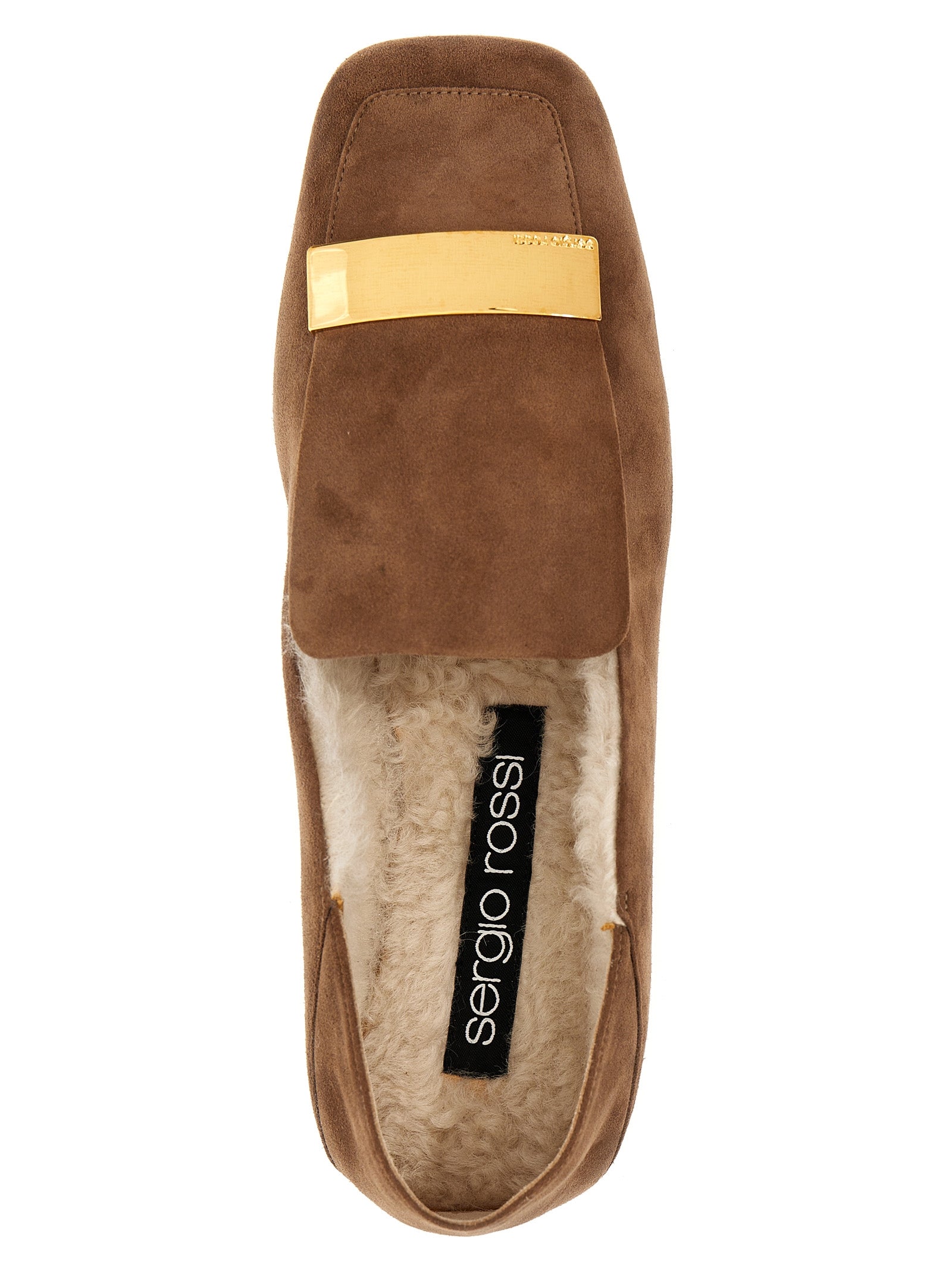 Shop Sergio Rossi Sr1 Loafers Brown